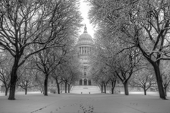 Snow Statehouse